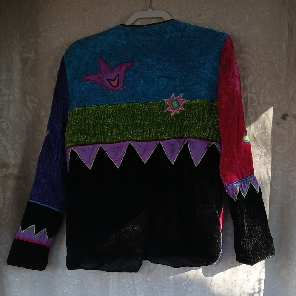 Allure Multicolor Patchwork Women's Blazer - image 6